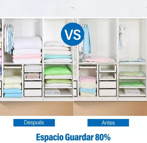 Bolsas Para Guardar Ropa De Almacenamiento En El Closet Al Vacío 8