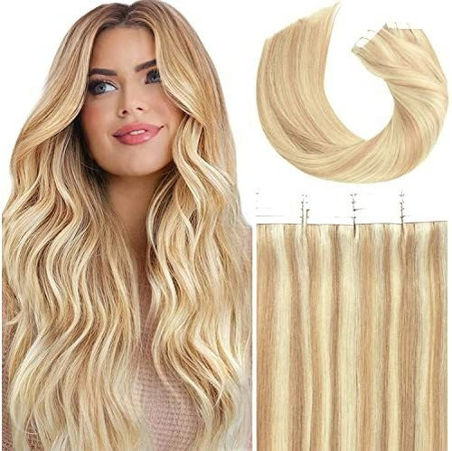 Anrosa Cabello Extensión Cinta En Humanos Naturales Mfqfj