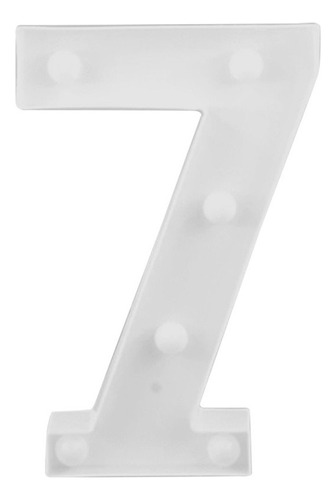 1 Unidad De Luces Led Número 7, Luz, Número, Letrero, Número