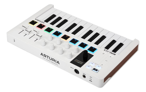 Teclado Controlador Midi 25 Teclas Arturia Minilab 3 Branco