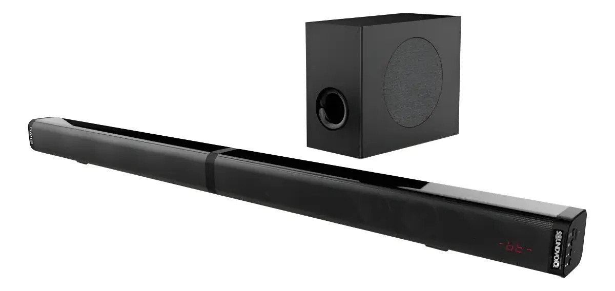 Soundbar Soundvoice SM2126 2.1 Bluetooth Com Subwoofer 80W Preto