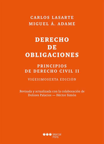 Principios De Derecho Civil T.ii: Tomo Ii: Derecho De Obliga
