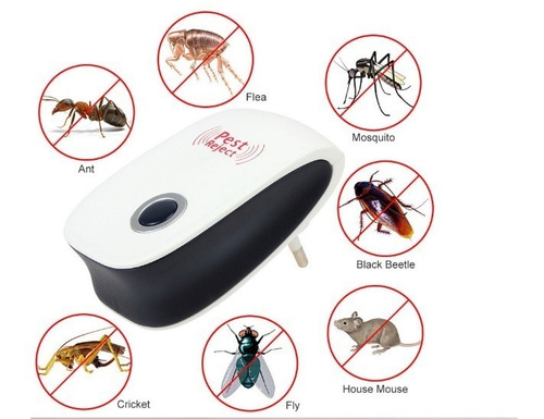 Repelente Eletrônico,ratos Baratas Insetos Mosquitos Kit 2un