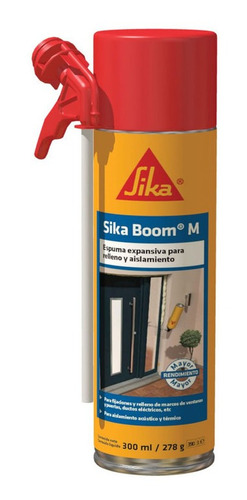 Sika Boom M Espuma Expansiva De Poliuretano 300ml