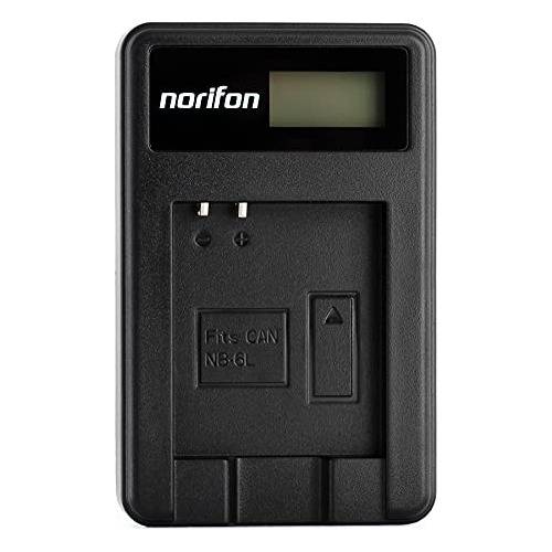 Cargador Usb Lcd Nb 6l Para Canon Powershot Sx530 Hs Is