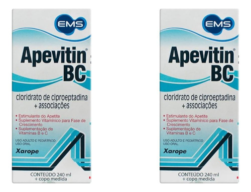 Kit Apevitin Bc Com 2 Unidades De 240ml Cada