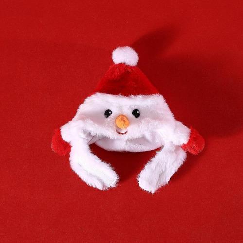 Gorro De Papá Noel Para Gato, Disfraz M Muñeco De Nieve