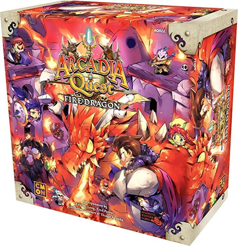 Cmon Arcadia De Quest: Dragón De Fuego Juego De Mesa