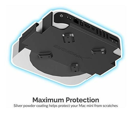 Imagen 5 de 6 de Sabrent Bk-mabm - Soporte De Pared Para Mac Mini Vesa (negro