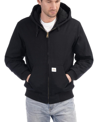 Chamarra Trabajo Acolchada Hoodie Impermeable Work Mrg01