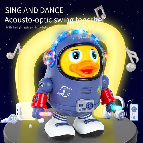 Mz Juguete Eléctrico Recargable Pato Espacial Bailarín