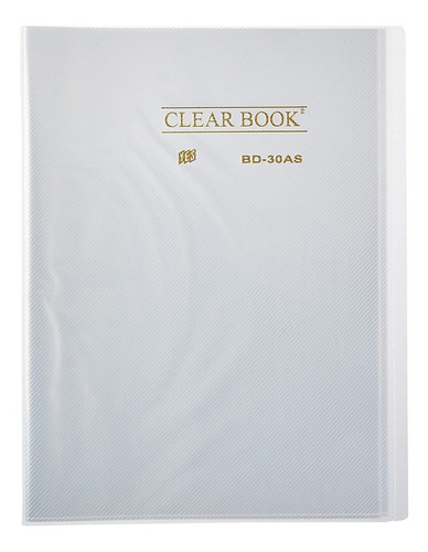 Pasta Catálogo A4 C/ 50 Sacos Clearbook Transparente Yes Cor Cristal