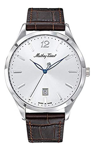 Mathey-tissot Urban Silver Dial Reloj Para Hombre H411as