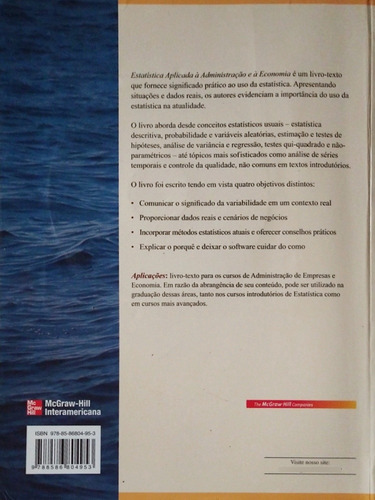 Estatística Aplicada À Administração E À Economia