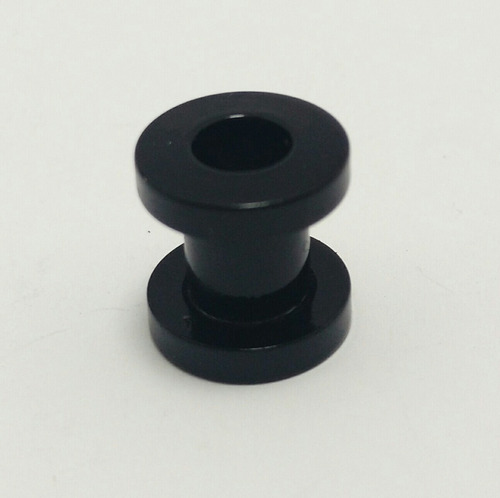 Alargador Acrilico Preto Par 5mm 6mm 8mm 10mm 12mm 14mm 16mm