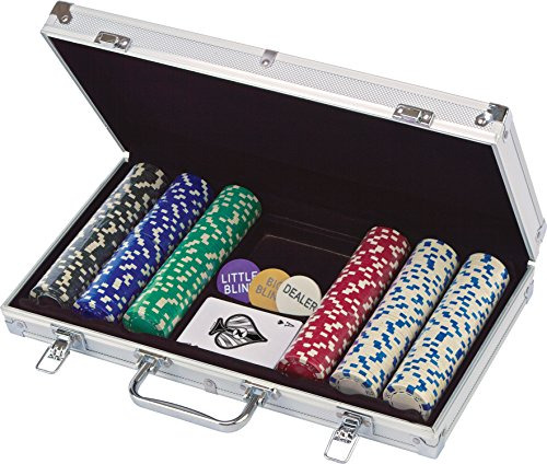300 Ct. Fichas De Poker De 11,5 Gramos En El Caso De Alumini