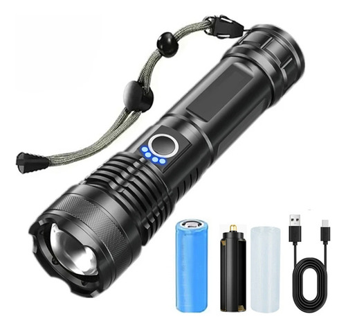 Potentes Linternas Led De Alta Potencia Recargables Por Usb