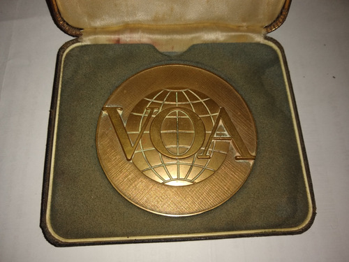 Antigua Medalla V.o.a. Voice Of America 1942, Única!!