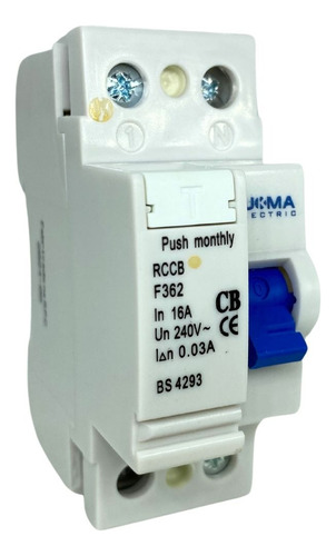 Interruptor Dr Diferencial Idr 2 Polos Bipolar 16a - 30ma