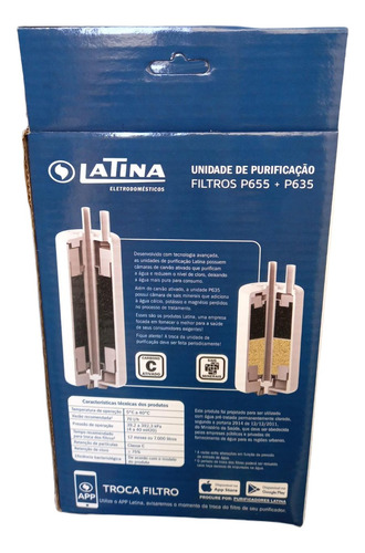 Imagem 4 de 6 de Refil Duplo Pa735 Para Purificadores De Água Latina