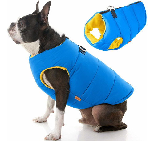 By Padded Vest Dog Jacket  Chaqueta Cálida Con Cremall...