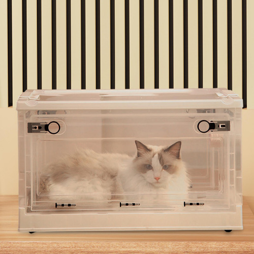 Caja De Atomización De Mascotas Cats Dogs Cage Aprendible L