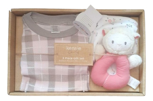 Set De Bebé Con Muñeco De Apego En Caja 3/6 Meses 