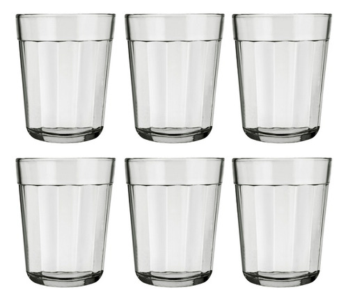 Copo De Vidro Dose Shot C/ 06 Americano - Nadir Figueiredo Cor Transparente