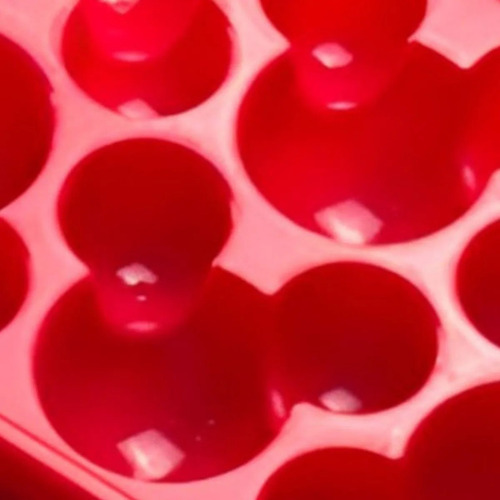 Forma De Gelo Mickey Mouse Molde Doces Bombons Sobremesas Cor Vermelho