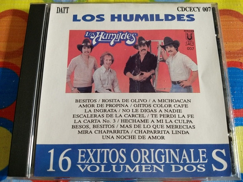 Los Humildes Cd 16 Exitos Originales Vol.2 Nuevo