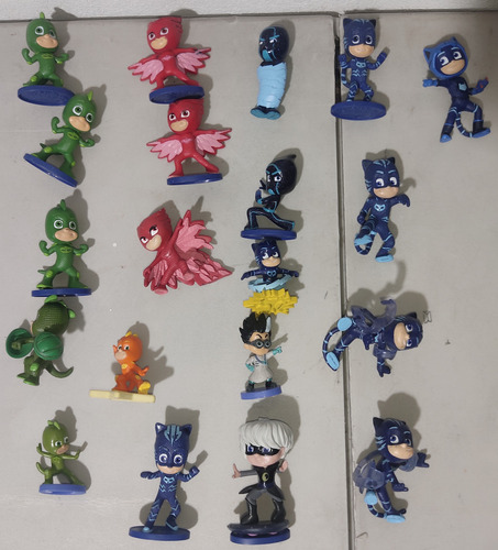 Figuras Héroes En Pijamas Originales (Usado)