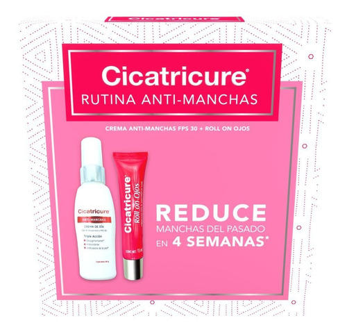 Pack Cicatricure Crema Anti-manchas + Roll On Ojos