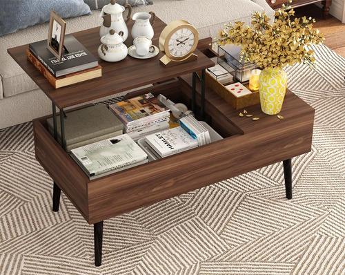 Mesa De Centro Elevadora, Moderna De Mediados De Siglo ...