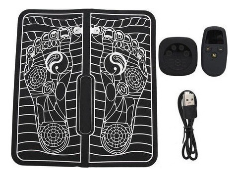Tapete Elétrico Para Massagem Nos Pés Com Carregamento Usb