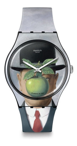 Swatch New Gent Fils L'homme By Rene Magritte Reloj Cuarzo -