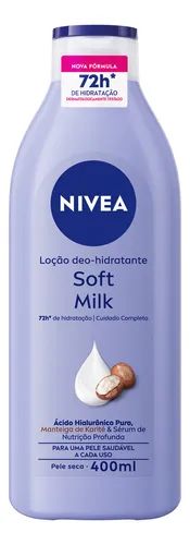 NIVEA Loção Deo-Hidratante Soft Milk 400ml
