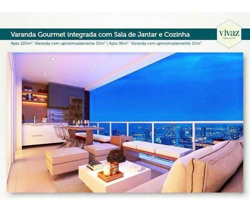 Imagem 15 de 30 de Apartamento Com 3 Suítes À Venda, 120 M² Por R$ 976.000 - Vivaz Home Resort - Bauru/sp - Ap1904