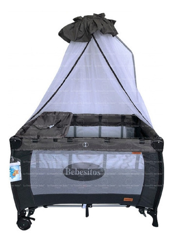 Cuna Corral Cama Bebe Niño Niña Bebe Habitacíon Con Techo