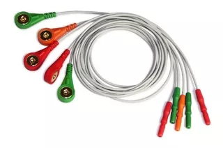 Cable Contec 5-leads Para 3 Canales Ecg Holter Tlc9803