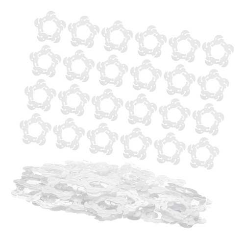 500x Clips Para Globos, Conectores De Estilo C 2,36 Pulgadas