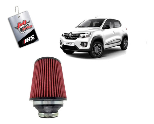 Kit Filtro De Ar Cônico Mono Fluxo Kwid 1.0 12v Rs3969