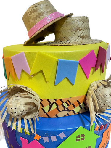 Bolo Fake Festa Junina - Mod002