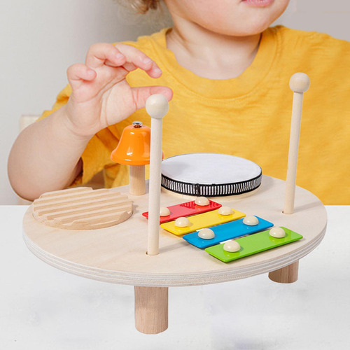 Juego De Batería For Niños, Xilófono De Madera, Juguete