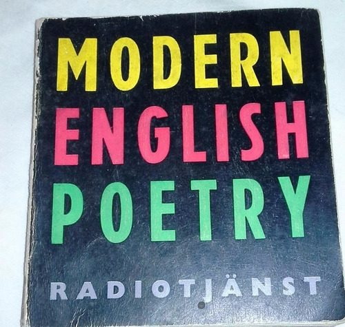 Modern English Poetry - Eliot Yeats Thomas Poesía En Inglés