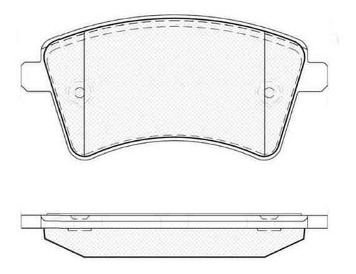 Pastilla De Freno Renault --kangoo Ii 1.5 Dci - Ze 08/ Delan