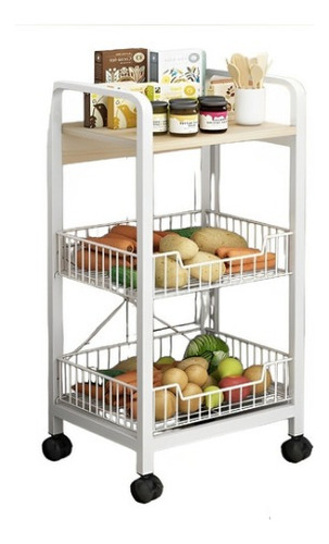 Carro Organizador Para Cocina Blanco