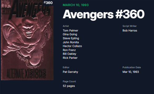 Avengers Marvel Comics Colección