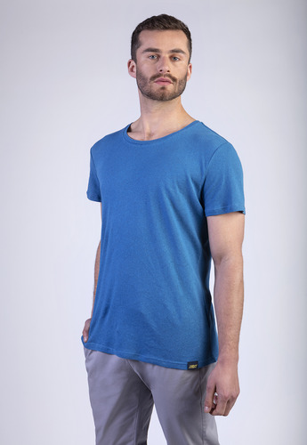 Polera Peto Azul New Man Ss24