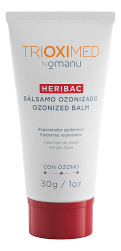  Bálsamo Cicatrización Para Cuerpo Trioximed By Omanu Heridas Heribac Bálsamo Ozonizado 30 G - Trioximed By Omanu En Tubo 30g