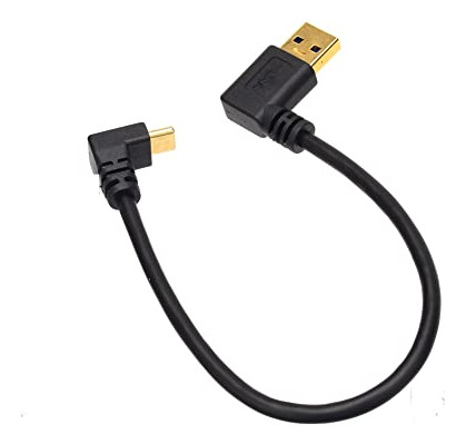 Cable Usb C A Usb Macho Corto, Usb A A C En Ángulo Recto C